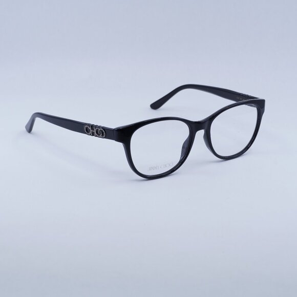 Jimmy Choo JC241 0807 00 Eyeglasses Black 52mm Square Frame - Picture 1 of 8
